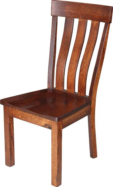 Western Mission style side chair
